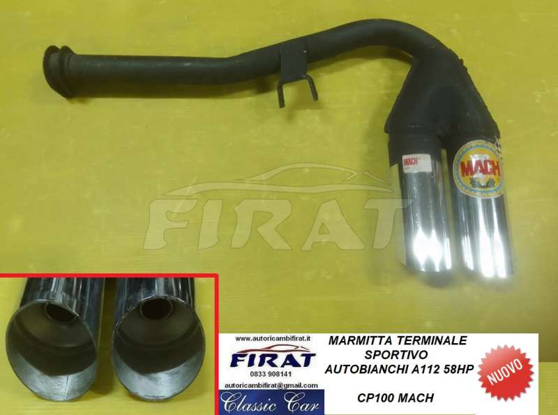 MARMITTA AUTOBIANCHI A112 TERMINALE SPORTIVO